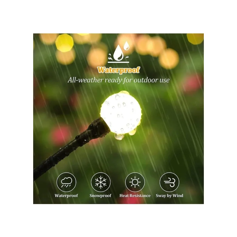 Solar Bahçe Lambası Güneş Enerjili Dekoratif Bahçe Aydınlatması LED Çim Işığı – 2. görsel