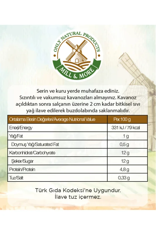 Organik Tuzsuz Domates Salçası 650 g – 2. görsel