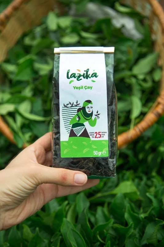 El Yapımı Yeşil Çay 50 g - Katkısız, 2,5 Yaprak, Mayıs Hasadı, Çamlıhemşin – 3. görsel