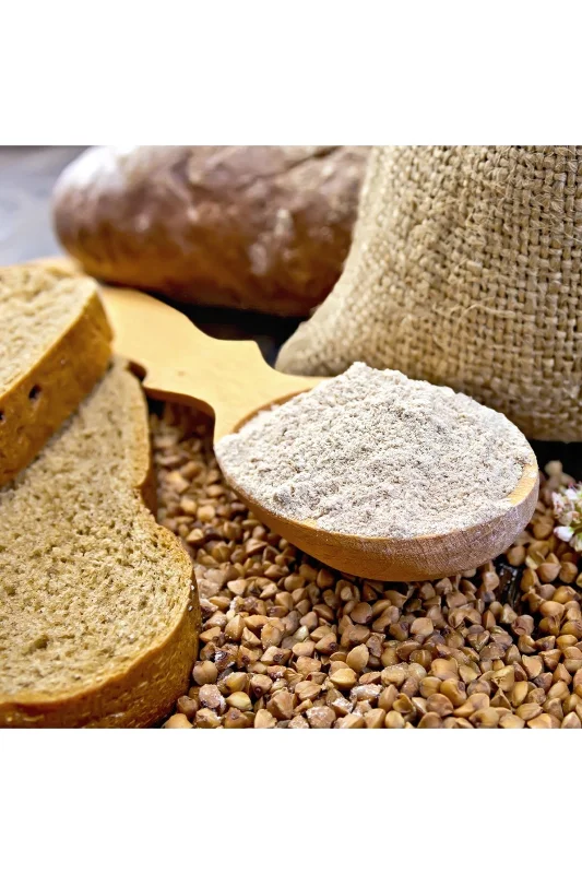 Glutensiz %100 Tam Çiğ Karabuğday Unundan Ekmeklik Un 5 Kg