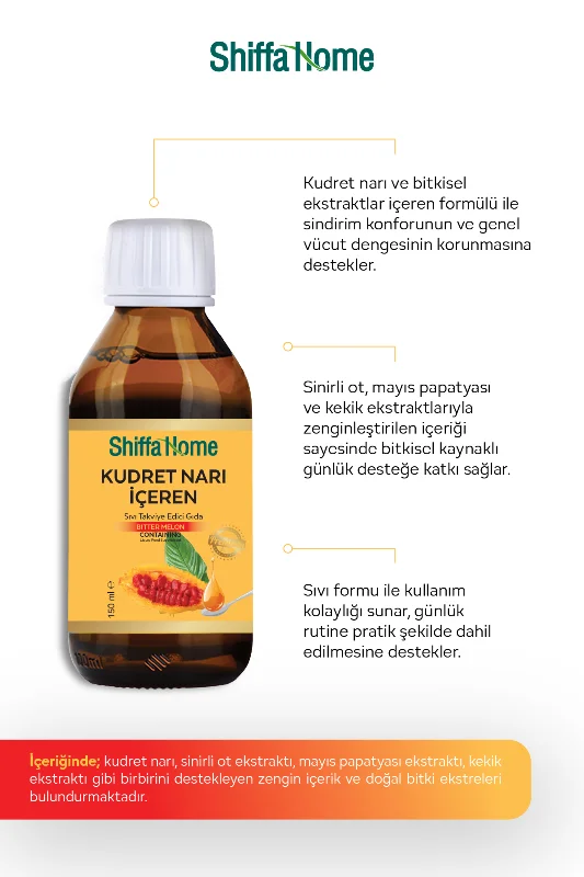 Kudret Narı İçeren 150 ml Şurup