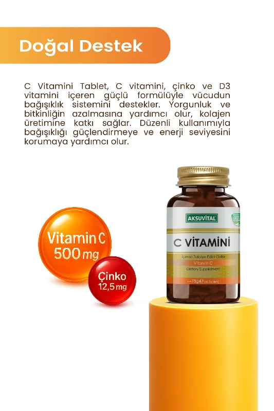 C Vitamini 1250mg 60 Tablet