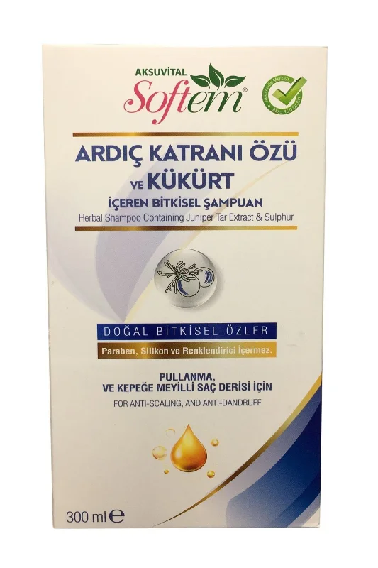 Ardıç Katranı Özü Ve Kükürt Içeren Bitkisel Şampuan 300 Ml