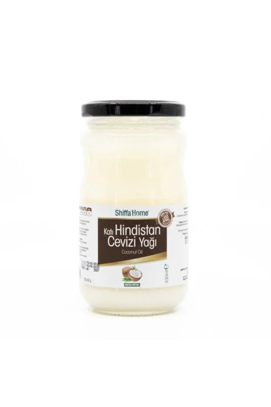 Soğuk Sıkım Katı Hindistan Cevizi Yağ 330 ml