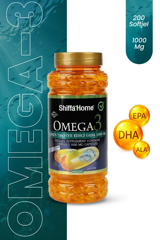Omega-3 200 Softjel Balık Yağı EPA DHA 1000 mg