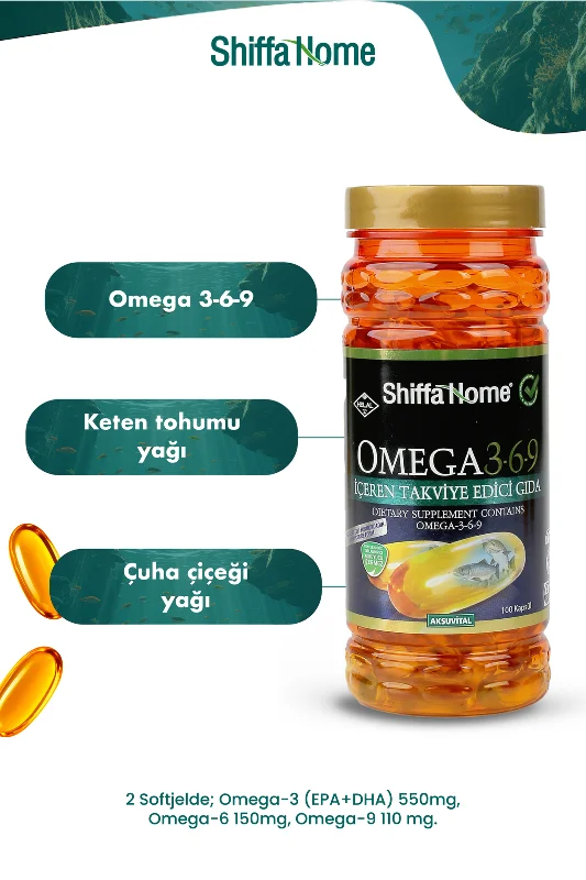 Omega 3-6-9 Balık Yağı Softjel 1000 Mg 100 Kapsül – 2. görsel
