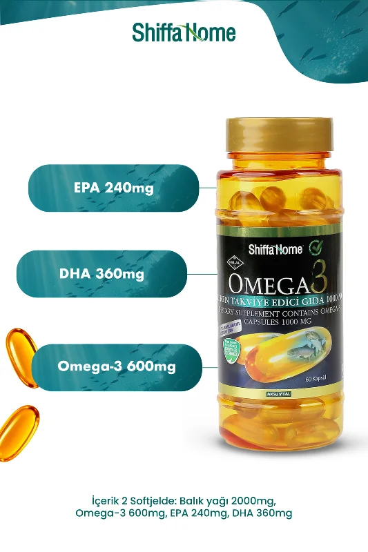 Omega 3 Balık Yağı 1000 Mg 60 Softjel – 2. görsel