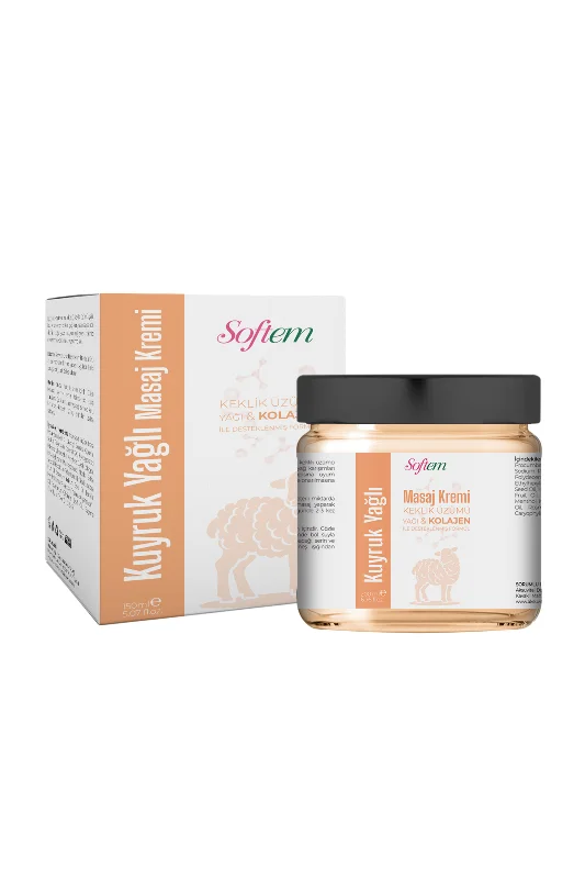 Kuyruk Yağı Masaj Kremi - 200 ml Kolajen Destekli Formül