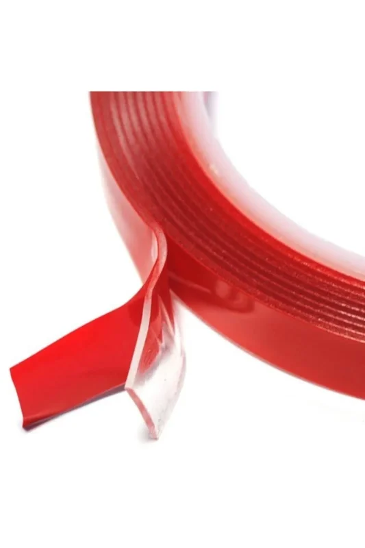 Çift Taraflı Şeffaf Silikon Bant – 2 m × 1,8 mm Montaj Bandı, Dayanıklı Ve Pratik – 4. görsel