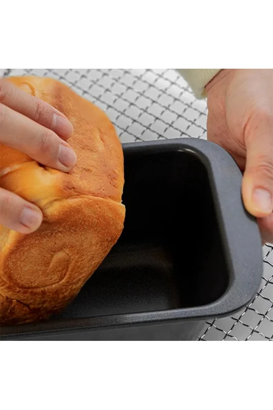 Dikdörtgen Yapışmaz Karbon Baton Ekmek Ve Kek Kalıbı – 3. görsel