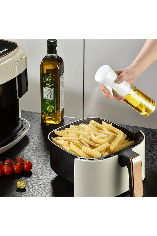 Airfryer Sprey Sprey Cam Şişe - Zeytinyağı, Sirke, Yağ, Izgara, Fritöz, Salata, Yağ Püskürtücü