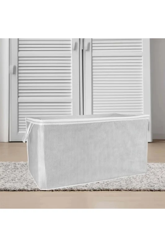 1 Adet Maxi 75 X 40 X 40 cm Katlanabilir Yıkanabilir Fermuarlı Kulplu Yastık Yorgan Hurcu – 2. görsel