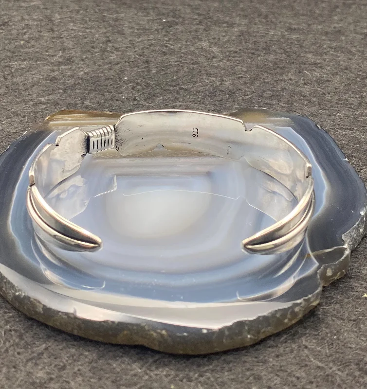 El Yapımı 925 Ayar Gümüş Kalın Örgülü Manşet Bileklik | Kelt Düğümü İp Bileklik 26,4 Gram – 4. görsel
