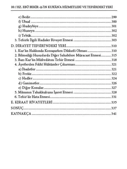 Erkam Yayınları - Hz. Ebu Bekir'in Kur'an'a Hizmetleri ve Tefsirdeki Yeri - Doç. Dr. Murat Kaya – 3. görsel