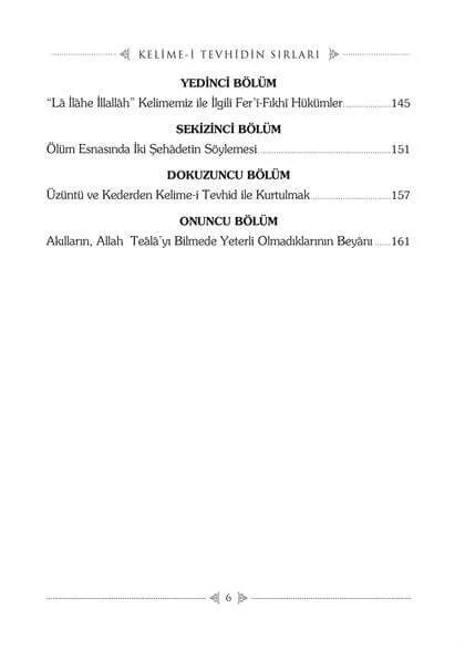 Erkam Yayınları - Kelime-i Tevhidin Sırları - Fahreddin Râzî