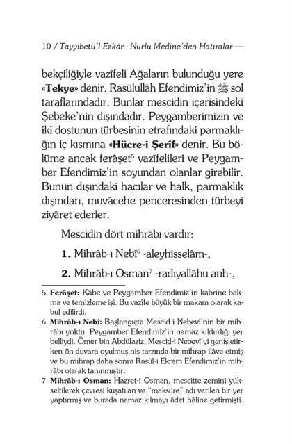 Erkam Yayınları - Nurlu Medine'den Hatıralar - Derviş Ahmed Peşkari