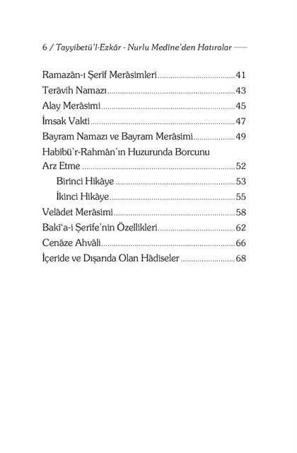 Erkam Yayınları - Nurlu Medine'den Hatıralar - Derviş Ahmed Peşkari