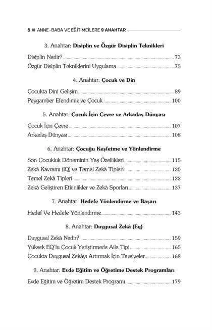 Kampanya Kitapları - Anne - Baba ve Eğitimcilere 9 Anahtar - Şerife Tortop