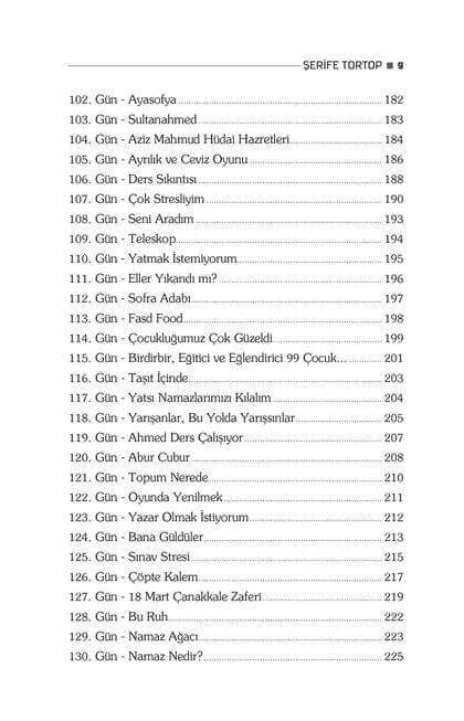 Kampanya Kitapları - 199 Günde Çocuğum ve Ben - Şerife Tortop