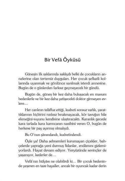 Erkam Yayınları - Bir Vefa Öyküsü - Şefika Kaya Meriç