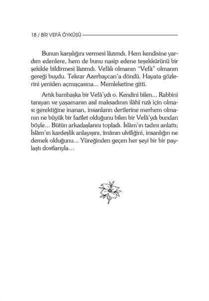 Erkam Yayınları - Bir Vefa Öyküsü - Şefika Kaya Meriç