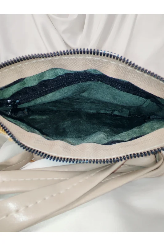 Yıldız Desenli Siyah Kapitone Clutch Portföy Bilek ve Omuz Çantası – 3. görsel