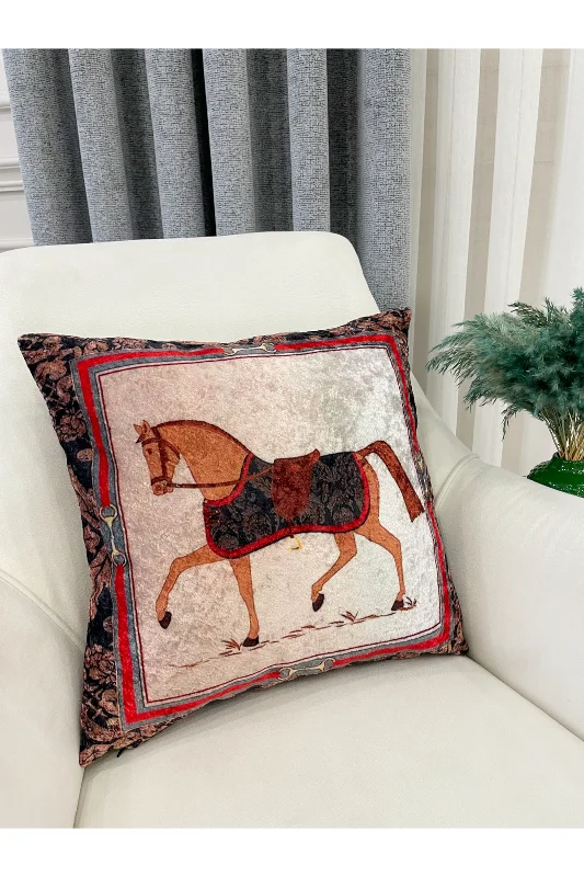 Horse At Desen Kırlent 45x45 – 2. görsel