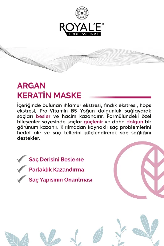 Saç Maskesi - Argan Keratin Hair Mask 500ml