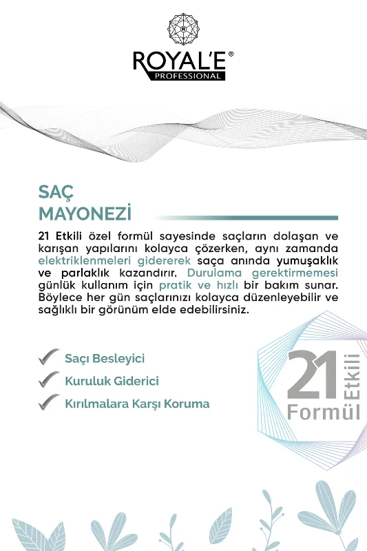 Saç Mayonezi-Argan Keratin Şampuan - Hair Mayonnaise-Shampoo