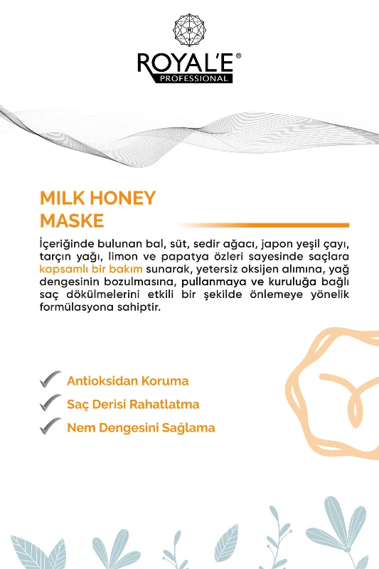 Milk Honey Maske ve Şampuan-500ml -Tarak Hediyeli