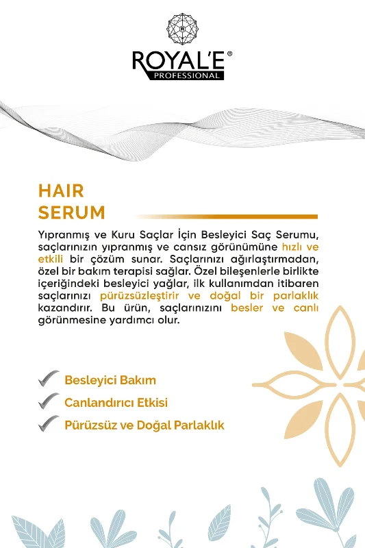 Besleyici Saç Bakım Serumu - Hair Serum 100ml
