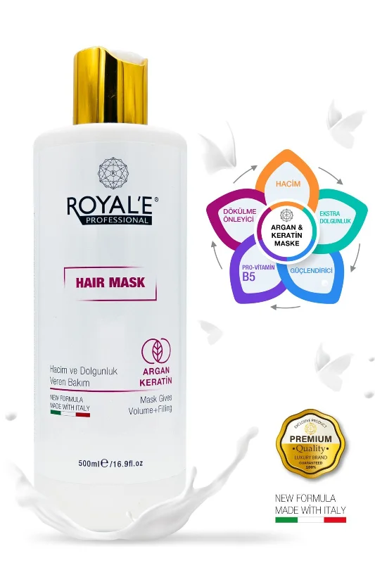 Argan Keratin Maske ve Şampuan-500ml -Tarak Hediyeli