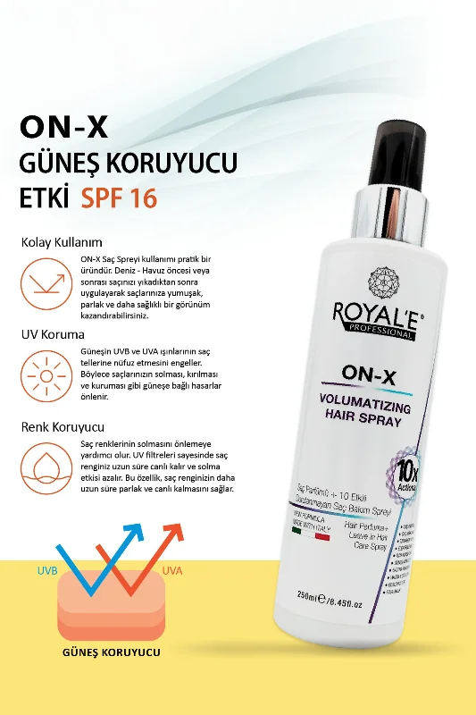 ON-X Saç Spreyi -Horsetail Collagen Şampuan - ON-X Hair Spray -Shampoo