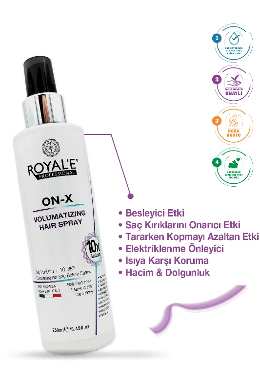ON-X Saç Spreyi -Horsetail Collagen Şampuan - ON-X Hair Spray -Shampoo
