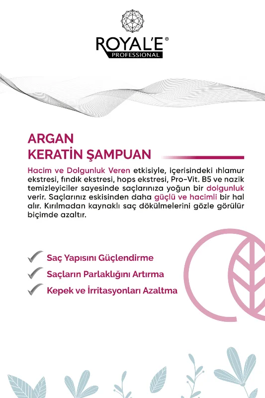 Şampuan - Argan Keratin Shampoo 500ml