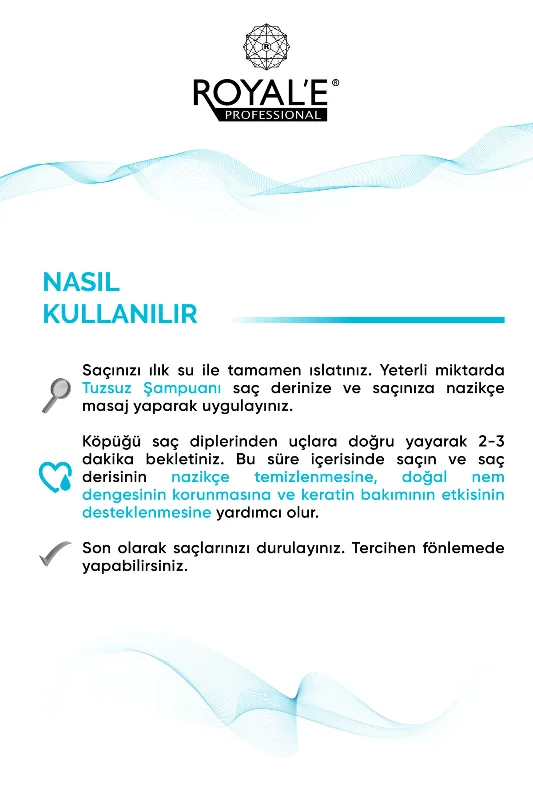 Tuzsuz Şampuan - Salt Free Shampoo 500ml