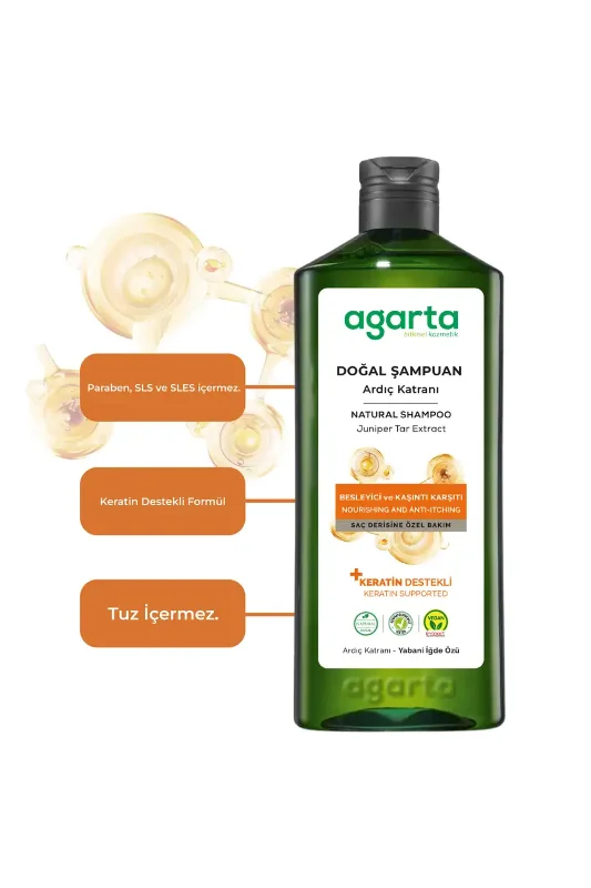 Agarta Ardıç Katranı ve Keratin Şampuanı 400 Ml