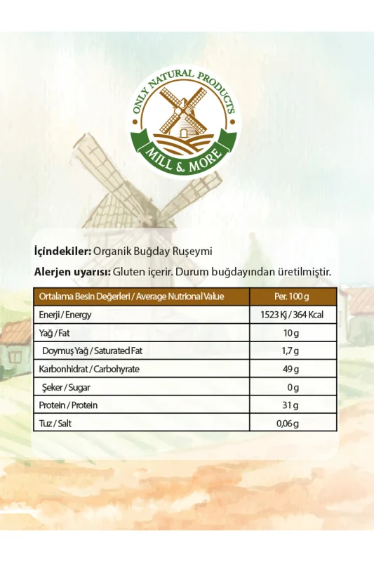 Organik Buğday Ruşeymi 175 g +8 Ay