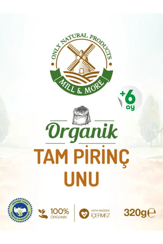 Organik Tam Pirinç Unu 320 g +6 Ay – 2. görsel