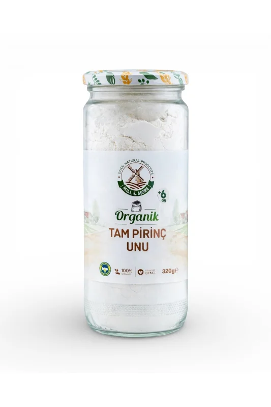 Organik Tam Pirinç Unu 320 g +6 Ay