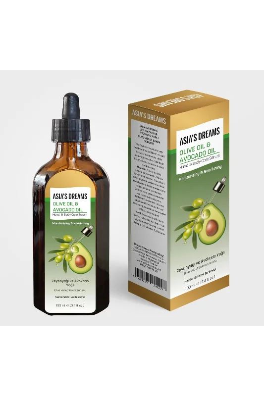ZEYTİNYAĞI VE AVOKADO YAĞI EL VE VÜCUT BAKIM SERUMU 100 ML