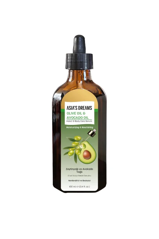 ZEYTİNYAĞI VE AVOKADO YAĞI EL VE VÜCUT BAKIM SERUMU 100 ML – 2. görsel