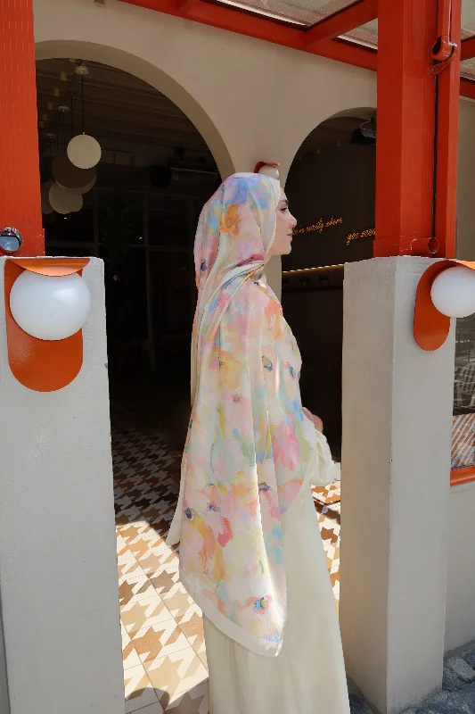 Sonsuz Bahar - Pastel Rüya Pamuklu Şal – 4. görsel