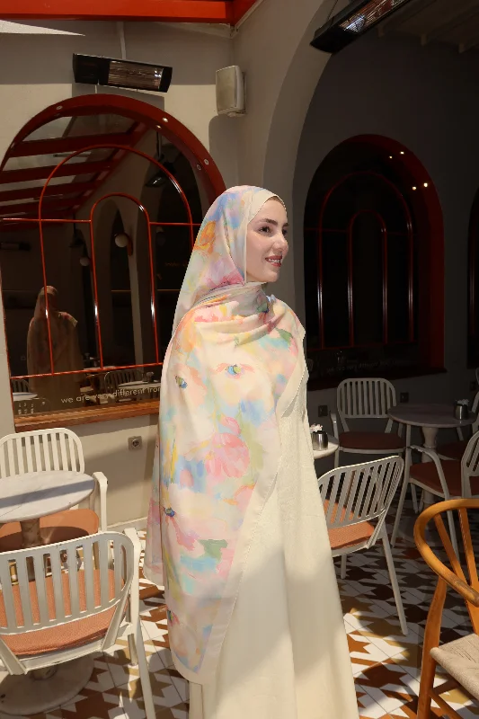 Sonsuz Bahar - Pastel Rüya Pamuklu Şal – 3. görsel