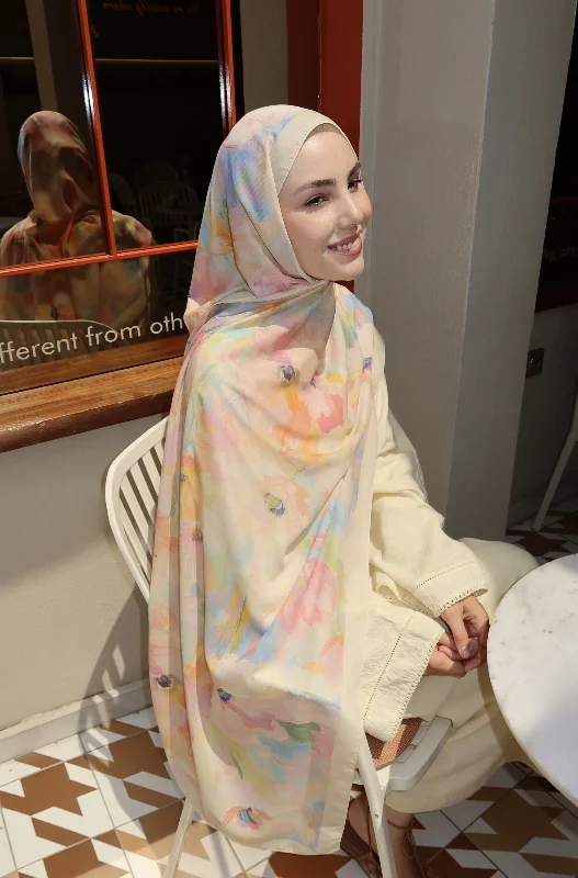 Sonsuz Bahar - Pastel Rüya Pamuklu Şal – 2. görsel