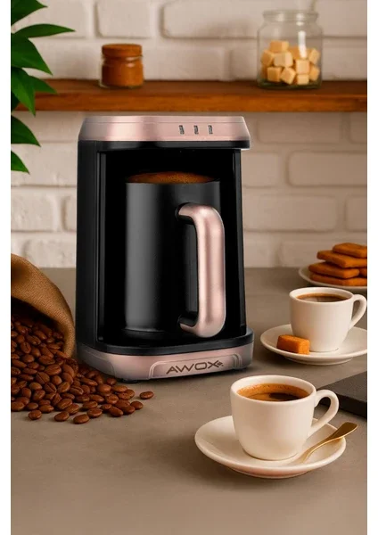 Awox Kafija Türk Kahvesi Makinesi Rose Gold