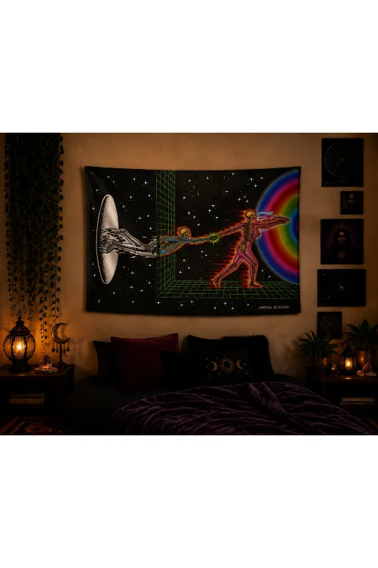 Psychedelic Duvar Örtüsü Halısı Wall Tapestry