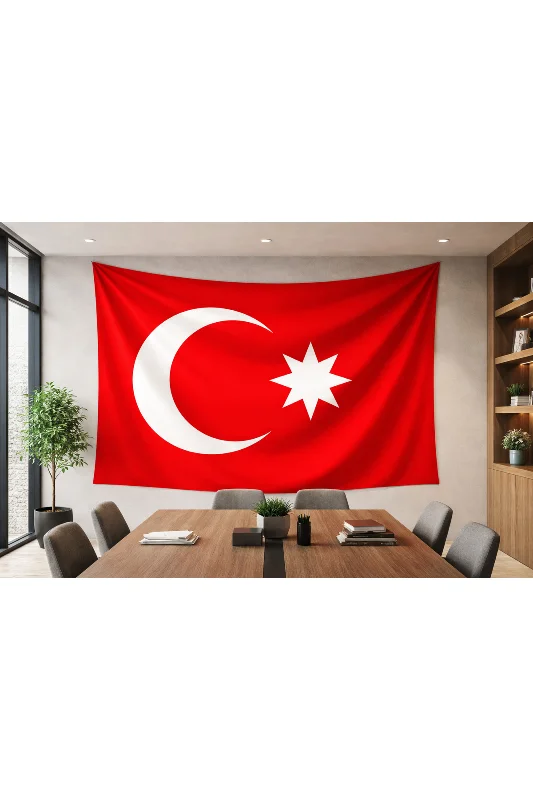 Osmanlı Bayrağı Duvar Örtüsü Halısı – 3. görsel