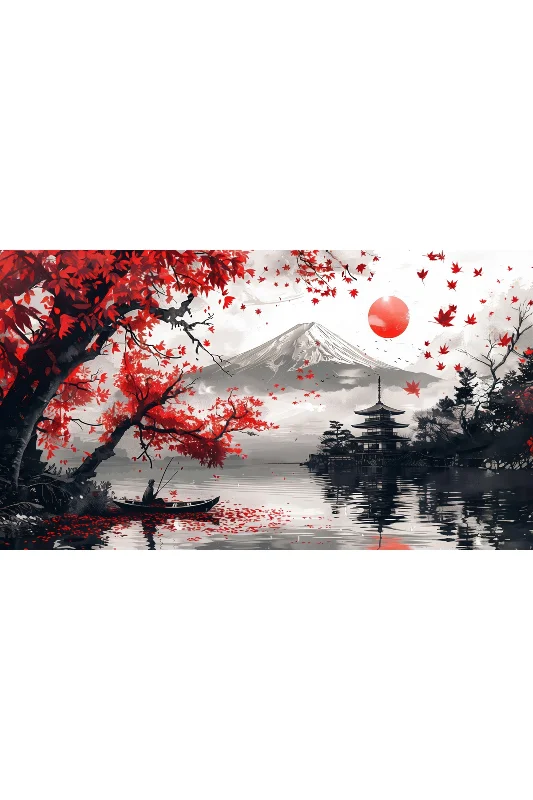 Japon Tarzı Duvar Örtüsü Halısı – 2. görsel