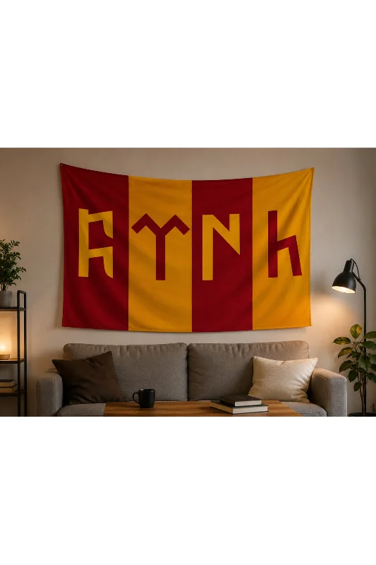 Taraftar Türk Yazılı Duvar Örtüsü Wall Tapestry 65x40, 70x100, 100x150, 140x200